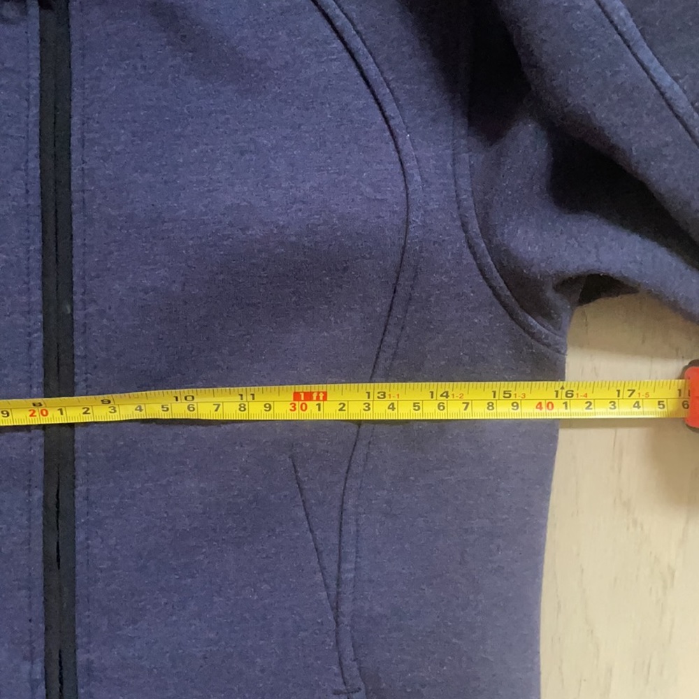 Lululemon InSculpt Heathered Deep Indigo Jacket 4 - Picture 5 of 6